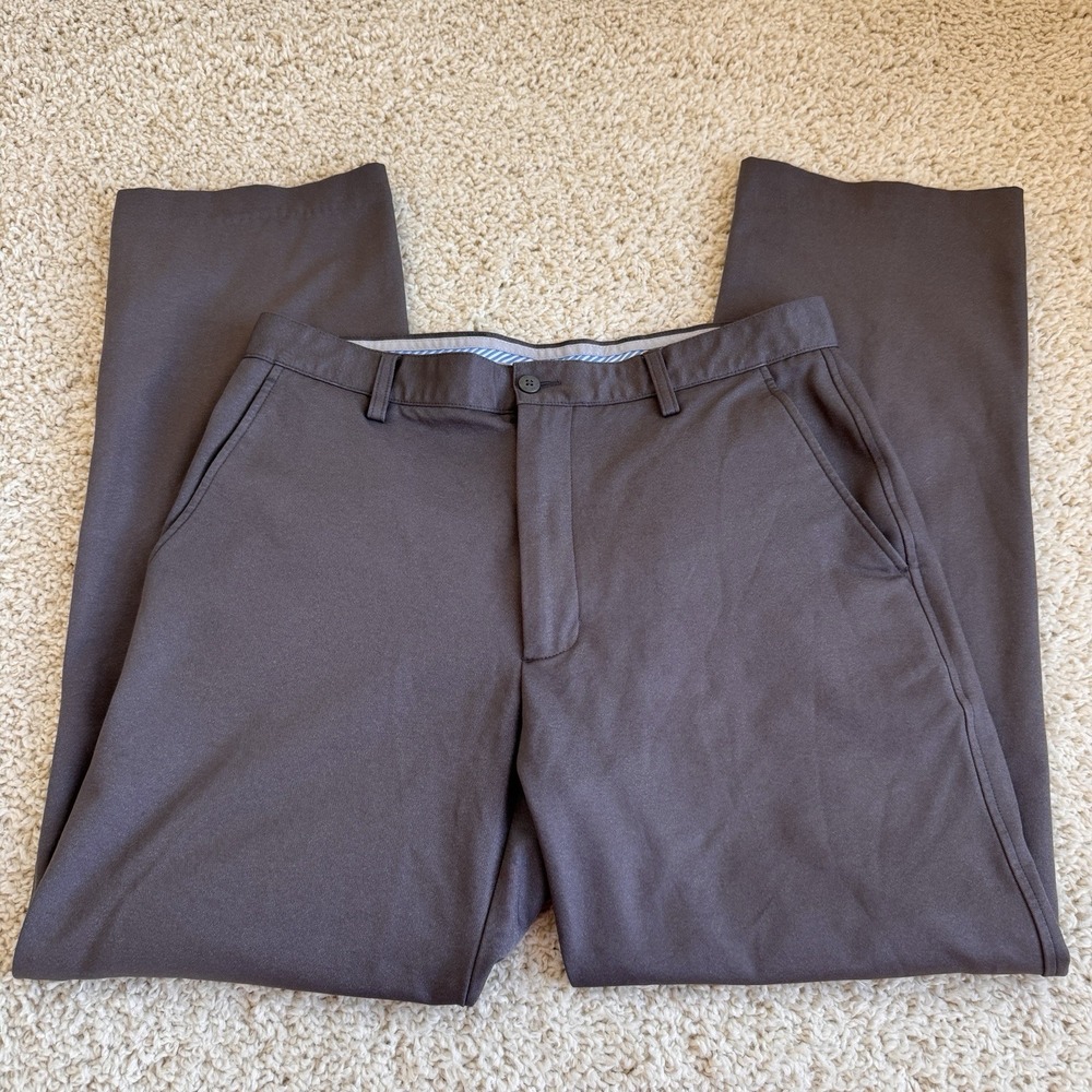 FootJoy Performance Golf Pants Men 33x32 Charcoal Gray Excellent Stretch Chino